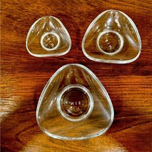 Sin Glass decorative bowls (set of 3)